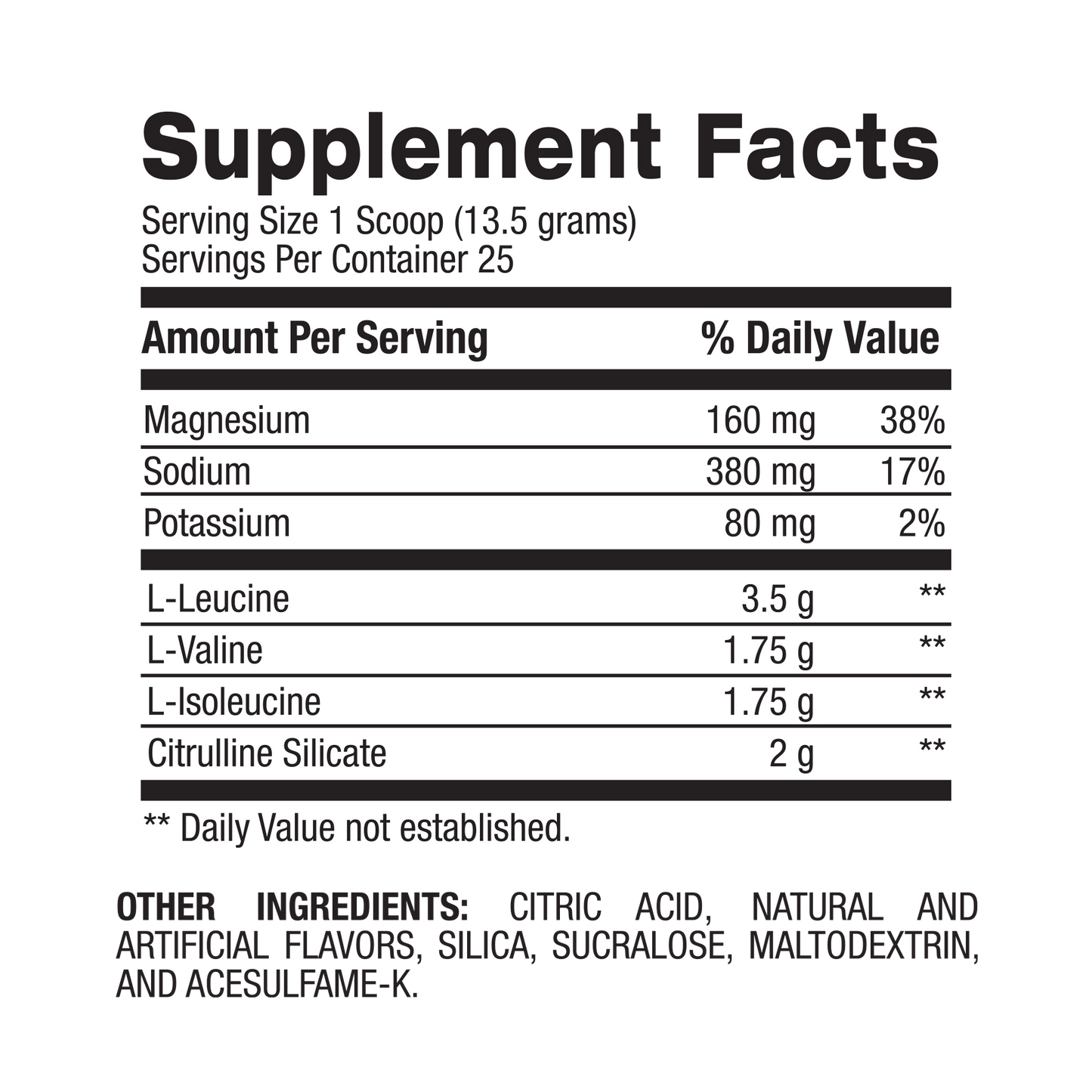 bcaa supp facts variant
